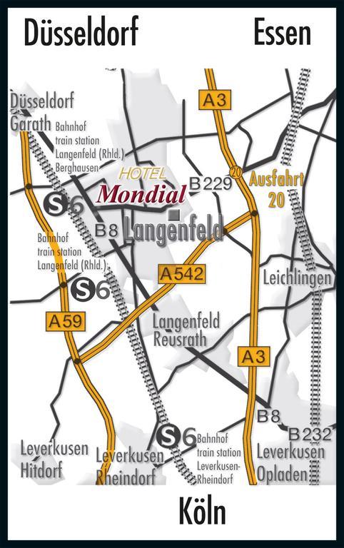 Hotel Mondial Langenfeld  Extérieur photo
